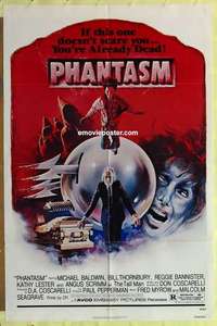 d721 PHANTASM one-sheet movie poster '79 Michael Baldwin, killer ball!