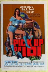 d714 PICK UP ON 101 one-sheet movie poster '72 sexy Lesley Ann Warren!