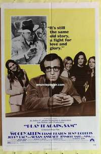 d698 PLAY IT AGAIN SAM one-sheet movie poster '72 Woody Allen, Keaton