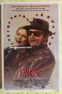 d657 PRIZZI'S HONOR one-sheet movie poster '85 Jack Nicholson, Turner