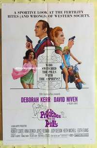 d654 PRUDENCE & THE PILL one-sheet movie poster '68 Deborah Kerr, Niven
