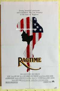 d627 RAGTIME one-sheet movie poster '81 James Cagney, Pat O'Brien