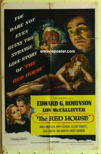 d604 RED HOUSE one-sheet movie poster '46 Edward G. Robinson, Delmer Daves