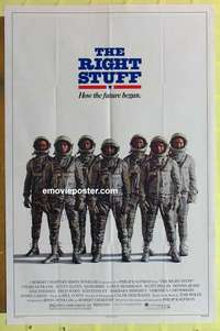 d559 RIGHT STUFF advance one-sheet movie poster '83 classic first astronauts!