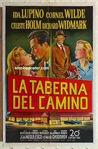 d550 ROAD HOUSE Spanish/U.S. one-sheet movie poster '48 Ida Lupino, Cornel Wilde
