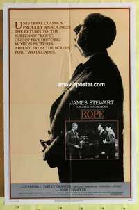 d530 ROPE one-sheet movie poster R83 James Stewart, Alfred Hitchcock