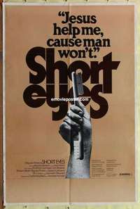 d454 SHORT EYES one-sheet movie poster '77 imprisoned child molestors!