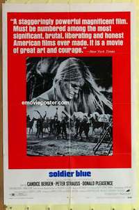d407 SOLDIER BLUE style A one-sheet movie poster '70 Candice Bergen