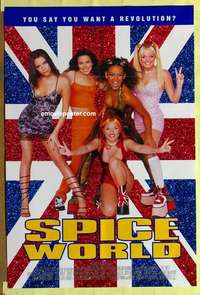 d383 SPICE WORLD DS one-sheet movie poster '97 Spice Girls!