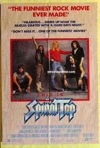 d224 THIS IS SPINAL TAP one-sheet movie poster '84 Rob Reiner cult classic!