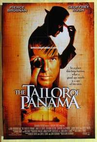 d288 TAILOR OF PANAMA DS one-sheet movie poster '01 Brosnan, Curtis
