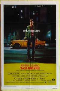 d268 TAXI DRIVER one-sheet movie poster '76 Robert De Niro, Scorsese