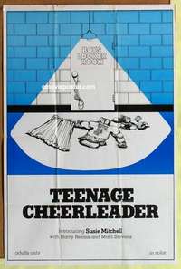 d263 TEENAGE CHEERLEADER one-sheet movie poster '74 Harry Reems, great art!