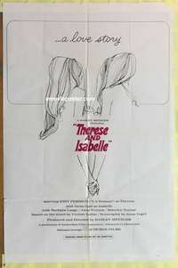 d236 THERESE & ISABELLE one-sheet movie poster '68 Radley Metzger, Persson