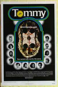 d197 TOMMY one-sheet movie poster '75 The Who, Roger Daltrey, rock & roll!