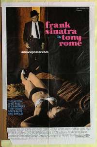 d196 TONY ROME one-sheet movie poster '67 Frank Sinatra, Jill St. John
