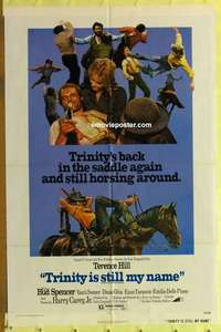 d168 TRINITY IS STILL MY NAME one-sheet movie poster '72 Terence Hill
