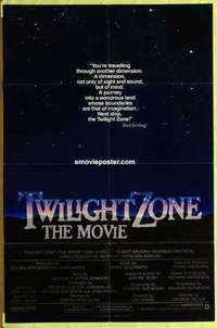 d158 TWILIGHT ZONE one-sheet movie poster '83 Dante, Spielberg, Landis