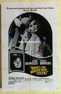 d082 WHAT'S THE MATTER WITH HELEN one-sheet movie poster '71 Reynolds