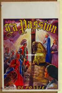 f008 BEHOLD THE MAN Belgian movie poster '51 Passion of Jesus!