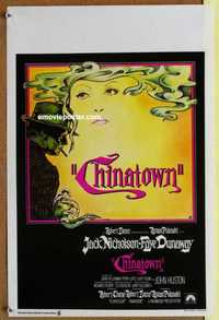 f016 CHINATOWN Belgian movie poster '74 Jack Nicholson, Roman Polanski