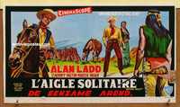 f022 DRUM BEAT Belgian movie poster '54 Alan Ladd, Audrey Dalton