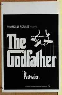 f029 GODFATHER Belgian movie poster '72 Francis Ford Coppola classic!