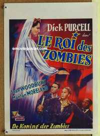 f039 KING OF THE ZOMBIES Belgian movie poster '41 Dick Purcell