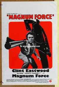 f045 MAGNUM FORCE Belgian movie poster '73 Clint Eastwood, Dirty Harry