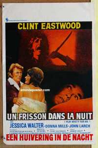 f051 PLAY MISTY FOR ME Belgian movie poster '71 Clint Eastwood