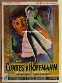 f059 TALES OF HOFFMANN Belgian movie poster '51 Powell & Pressburger