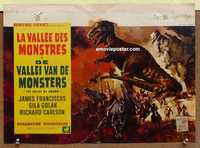 f065 VALLEY OF GWANGI Belgian movie poster '69 Harryhausen, dinosaurs!