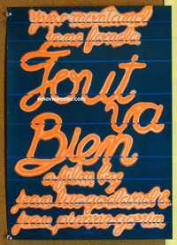 f076 TOUT VA BIEN English 16x23 movie poster '72 Jean-Luc Godard