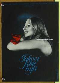 f133 WAY WE WERE Czech 11x16 movie poster '73 Barbra Streisand