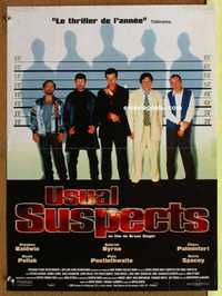 f175 USUAL SUSPECTS French 15x20 movie poster '95 Kevin Spacey