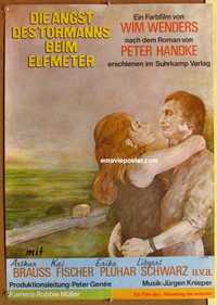 f208 GOALIE'S ANXIETY AT THE PENALTY KICK German movie poster '72