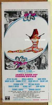 f355 CASINO ROYALE Italian locandina movie poster '67 Bond spy spoof!