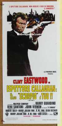 f361 DIRTY HARRY Italian locandina movie poster R70s Clint Eastwood