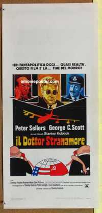 f365 DR STRANGELOVE Italian locandina movie poster R70s Kubrick