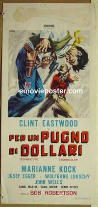 f374 FISTFUL OF DOLLARS Italian locandina movie poster 64 Eastwood