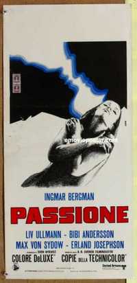 f423 PASSION Italian locandina movie poster '70 Ingmar Bergman