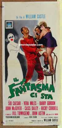f438 SPIRIT IS WILLING Italian locandina movie poster '67 ghost sex!