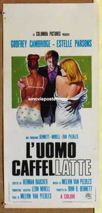 f453 WATERMELON MAN Italian locandina movie poster '70 Godfrey Cambridge, uppity!