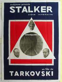 g392 STALKER French one-panel movie poster '79 Tarkovsky, Russian sci-fi!
