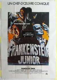 g396 YOUNG FRANKENSTEIN French one-panel movie poster '74 Mel Brooks, Wilder