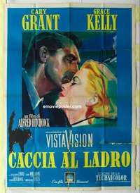 g365 TO CATCH A THIEF Italian one-panel movie poster R64 Cary Grant, Hitchcock