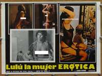 g289 LULU 77 Mexican movie lobby card '77 Sonia Vivianni, French sex!