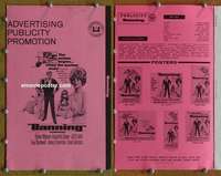 h053 BANNING movie pressbook '67 Robert Wagner, Gene Hackman, St John