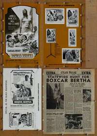 h097 BOXCAR BERTHA movie pressbook '72 Martin Scorsese, Hershey