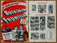 h107 BUCKSKIN FRONTIER movie pressbook '43 Richard Dix, Jane Wyatt